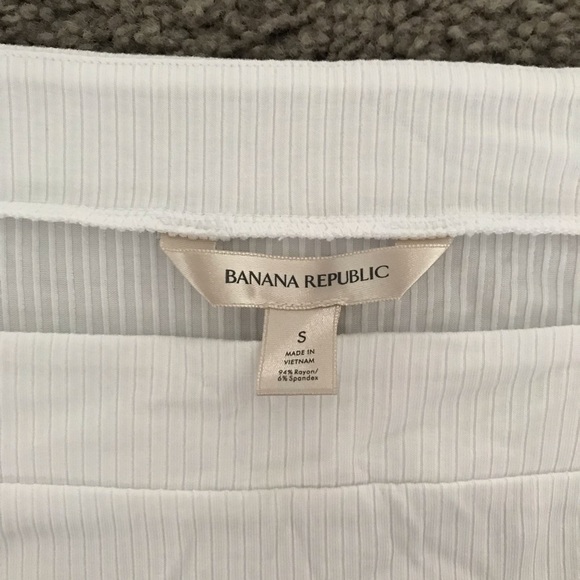 NWOT Banana Republic ribbed square-neck thong bodysuit S - Picture 3 of 4